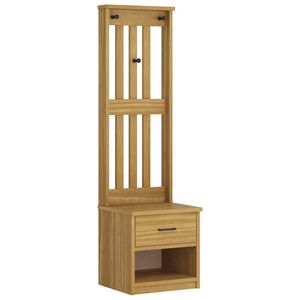 vidaXL Halltre SANDNES 45x40x159,5 cm heltre furu