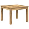 vidaXL Kaffebord LAREN Hvitvasket 49 x 48,5 x 36 cm Solid akasietre