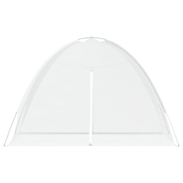 vidaXL Mongolsk myggnett med dører 220 netting hvit 200x120x130 cm