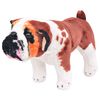vidaXL St&aring;ende lekehund bulldog hvit og brun XXL