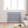 vidaXL Radiatordeksel antrasitt 112x19x81,5 cm MDF