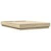 vidaXL Sengeramme sonoma eik 120x200 cm konstruert tre