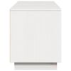 vidaXL TV-benk hvit 156x37x45 cm heltre furu