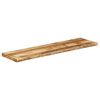 vidaXL Bordplate naturlig kant 180x40x2,5 cm grovt heltre mangotre