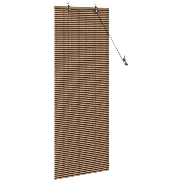 vidaXL Vindu Persienne Geometrisk Brun 60 x 160 cm Bambus