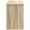 vidaXL Vegghengt kleshenger Sonoma eik 50 x 20 x 30 cm Konstruert tre