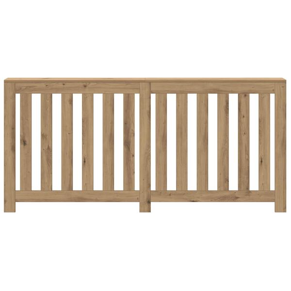 vidaXL Radiatordeksel artisan eik 175x20x82 cm konstruert tre