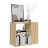 vidaXL Sideskap sonoma eik 60x30x50 cm konstruert tre
