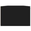 vidaXL Veggskap svart 68x30x20 cm konstruert tre