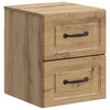 vidaXL Vegghengt Nattbord Artisan eik 34,5 x 33 x 40 cm Konstruert tre
