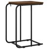 vidaXL Sidetabell R&oslash;kt Eik 40 x 31 x 55 cm Konstruert tre