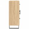 vidaXL Skjenk sonoma eik 69,5x34x90 cm konstruert tre