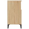 vidaXL Skjenk sonoma eik 60x35x70 cm konstruert tre