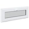 vidaXL Kj&oslash;levindu RISOR 110 x 40 cm PVC og glass Hvit