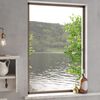 vidaXL Insektskjerm for vindu brun 90x120 cm