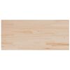 vidaXL Bordplate 90x40x2,5 cm rektangul&aelig;r heltre furu