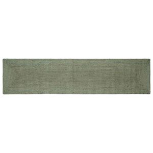 vidaXL Omr&aring;detepper Rektangul&aelig;r Olivengr&oslash;nn 60 x 200 cm Jute