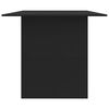 vidaXL Spisebord svart 180x90x76 cm konstruert tre