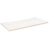 vidaXL Bordplate hvit 110x55x2,5 cm heltre furu