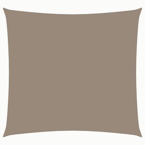vidaXL Solseil oxfordstoff kvadratisk 2,5x2,5 m gr&aring;brun