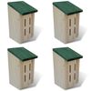 vidaXL Sommerfuglkasse 14 x 15 x 22 cm 4 i sett
