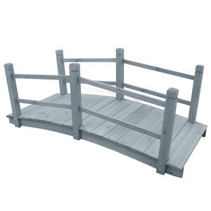 vidaXL Hagebro gr&aring; 140x60x56 cm heltre gran