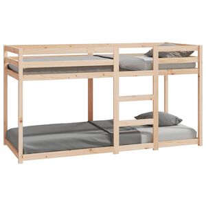 vidaXL K&oslash;yeseng 80x200 cm heltre furu