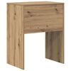 vidaXL Skrivebord Artisan Eik 60 x 40 x 76 cm