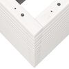 vidaXL Plantekasse hvit 70x40x68,5 cm heltre furu