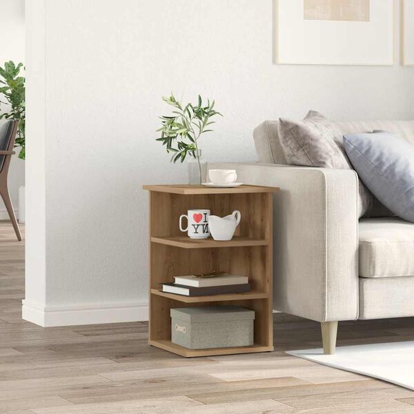 vidaXL Skjenk artisan eik 35x35x55 cm konstruert tre