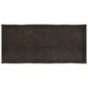 vidaXL Bordplate m&oslash;rkebrun 140x60x(2-4)cm behandlet heltre naturlig