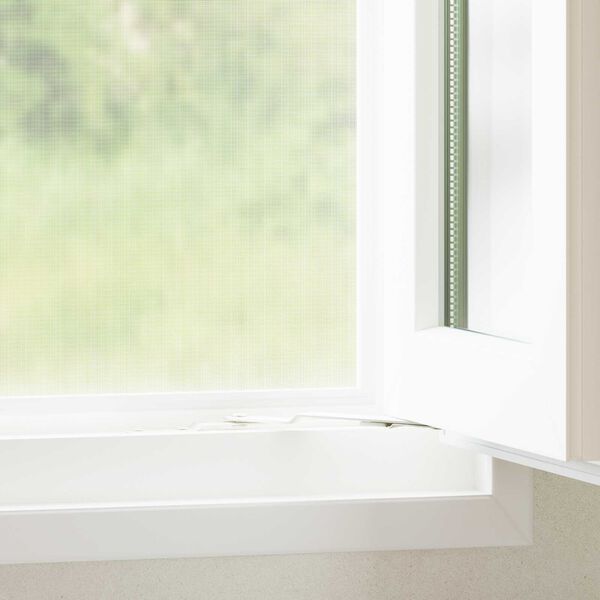 vidaXL Insektnett Hvit 80 x 1000 cm Fiberglass