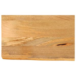 vidaXL Bordplate med naturlig kant 40x20x2,5 cm heltre mango