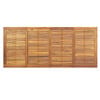 vidaXL Hagebord med U-ben 200x90x75 cm heltre akasie