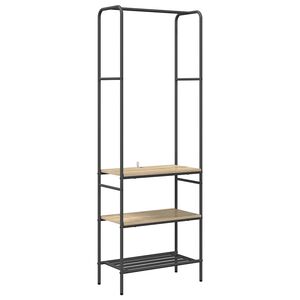 vidaXL Klesstativ Sonoma eik 60 x 30 x 171 cm Konstruert tre