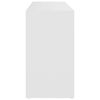 vidaXL Skobenk hvit 103x30x55 cm konstruert tre