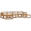 vidaXL Utend&oslash;rs sofa-sett 6 pcs Naturlig Solid akasietre