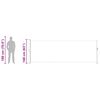 vidaXL Uttrekkbar sidemarkise 160 x 500 cm brun