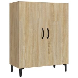 vidaXL Skjenk sonoma eik 70x34x90 cm konstruert tre