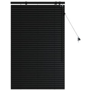 vidaXL Venetiansk persienne Svart 80 x 130 cm 35 mm