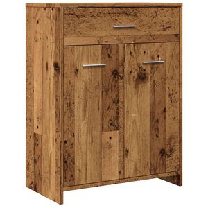 vidaXL Baderomsskap gammelt tre 60x33x80 cm konstruert tre