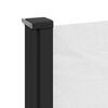 vidaXL Uttrekkbar sidemarkise hvit 160x500 cm