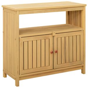 vidaXL Hagekonsollbord Lett akasie 80 x 35 x 75 cm Solid akasietre