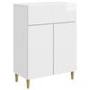 vidaXL Serviesskap H&oslash;gglans hvit 66 x 34,5 x 90 cm Konstruert tre