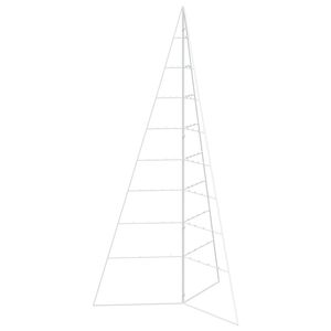 vidaXL Metall juletre KUOPIO 180 cm St&aring;l Hvit