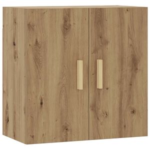 vidaXL Veggskap artisan eik 60x31x60 cm konstruert tre