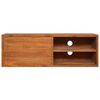 vidaXL Veggmontert TV-benk 180x30x30 cm heltre teak