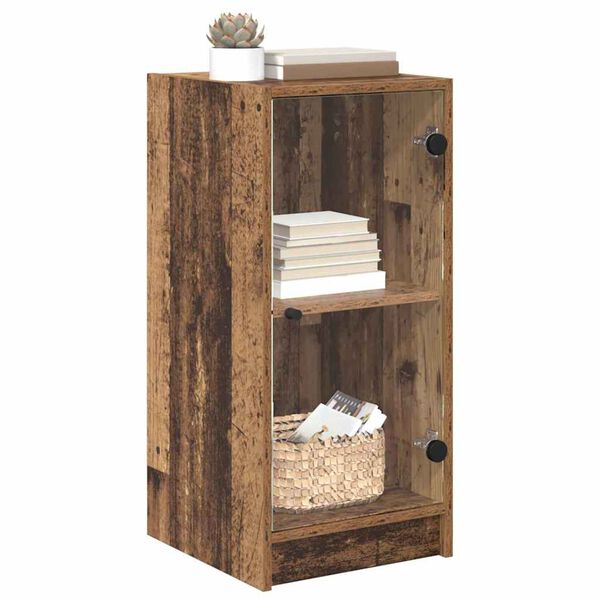 vidaXL Serviesskap Gammelt tre 35 x 37 x 76 cm Konstruert tre