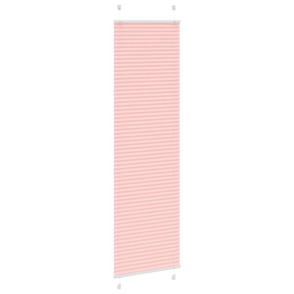 vidaXL pliss&eacute;gardin Rosa 60x200 cm Stoff Bredde 59,4 cm Polyester