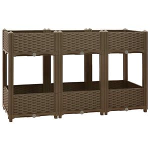 vidaXL H&oslash;ybed 120x40x71 cm polypropylen